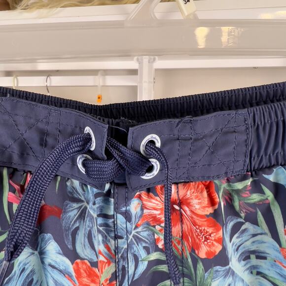 Tommy Bahama boys size 14/16 swim trunks botanical, coastal, beachy #2443 - Picture 3 of 8